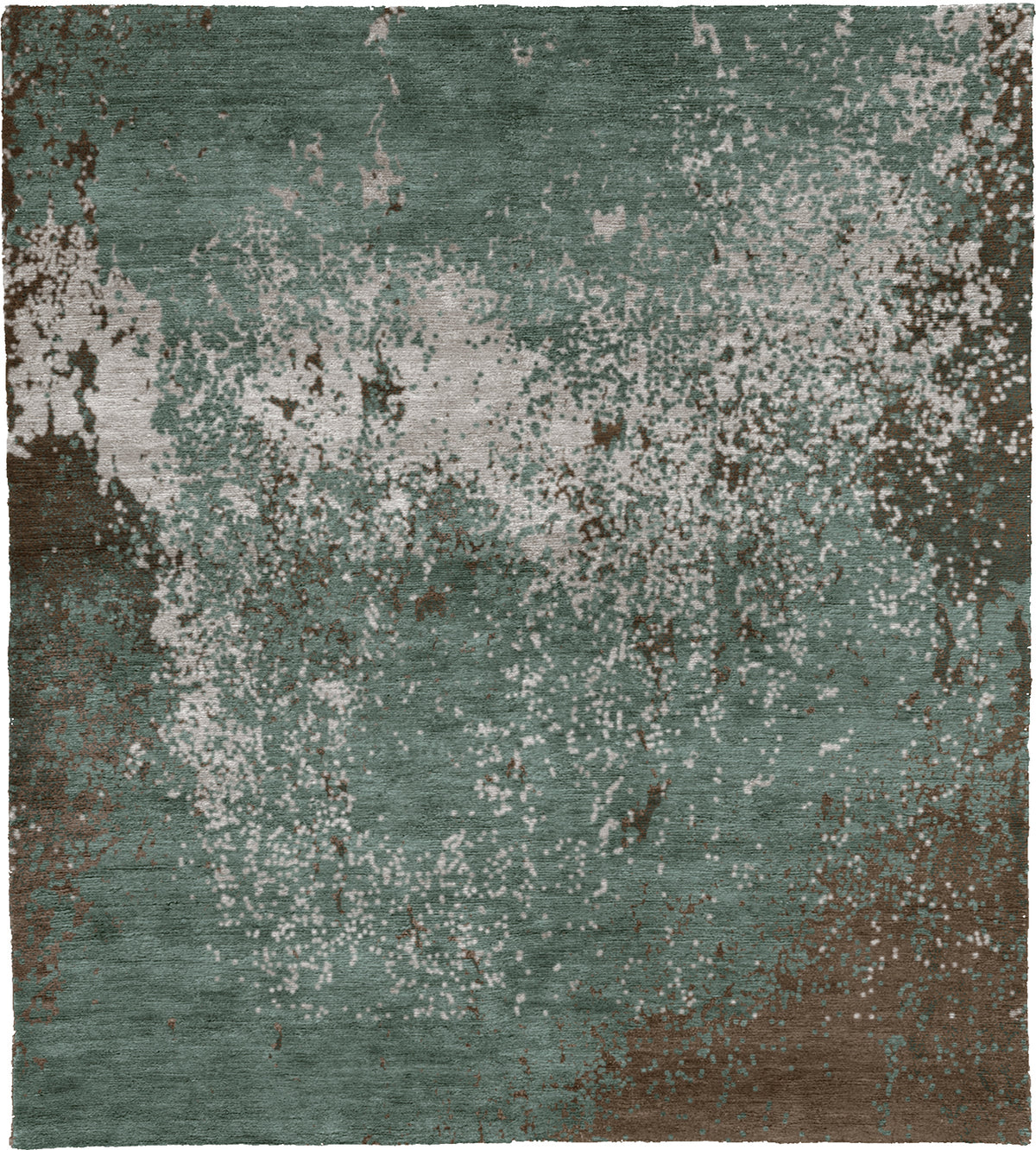 Tinsel D Hand Knotted Tibetan Rug — Modern Designer Rugs