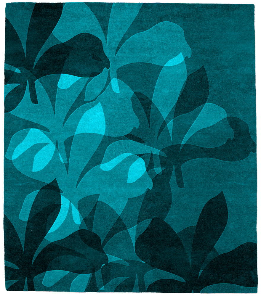 Blossom Turquoise Rug