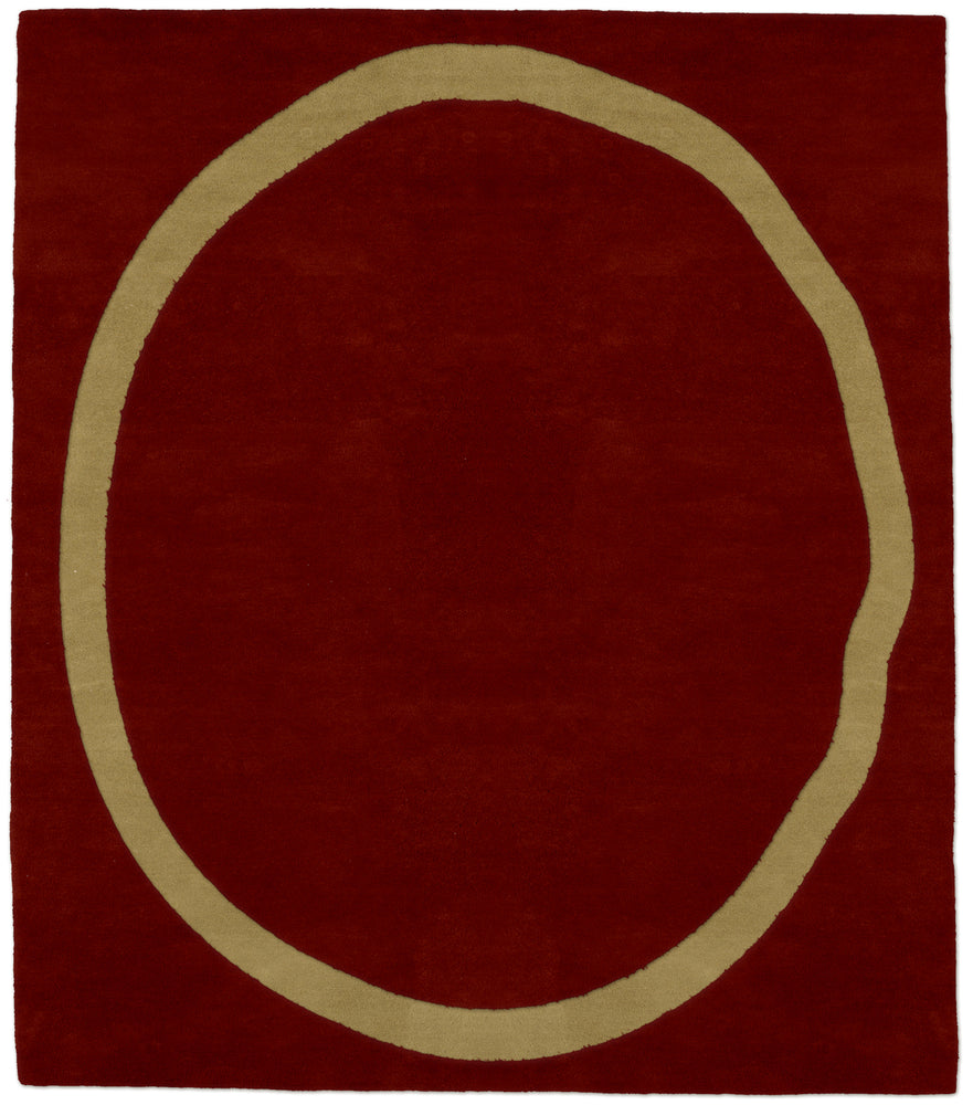 Endless Wheat - Wine Rug — Modern Designer Rugs