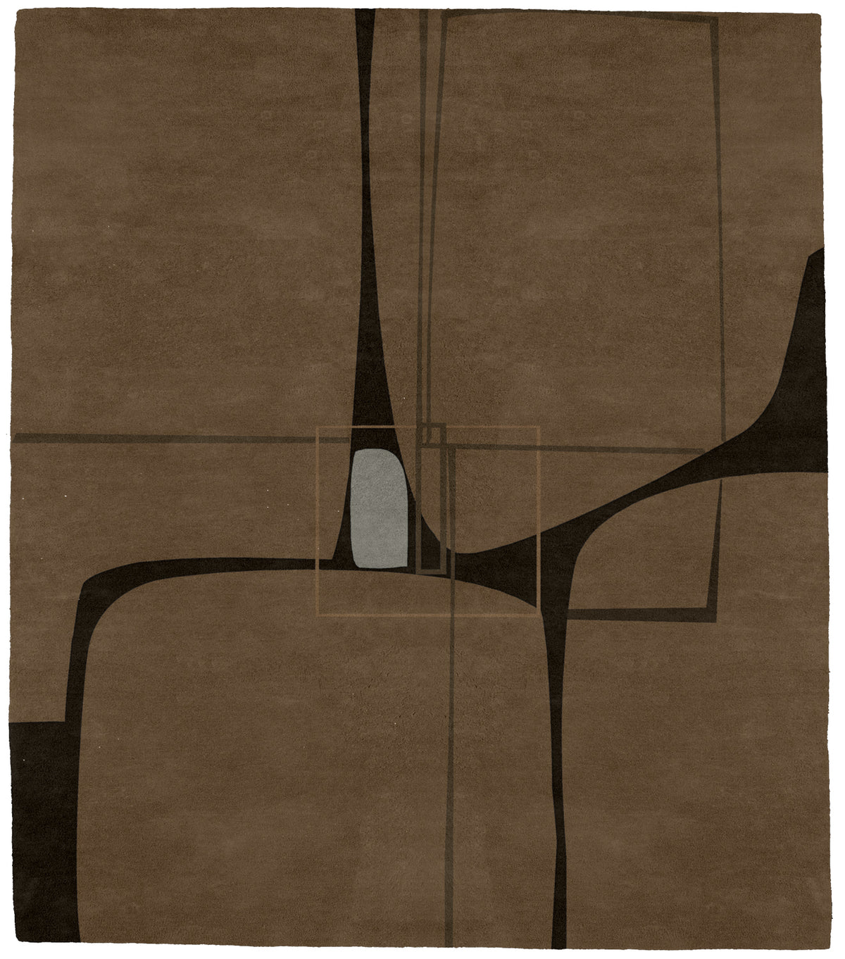 Keystone Taupe Rug — Modern Designer Rugs
