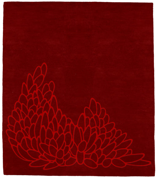 Leaves Crimson Rug