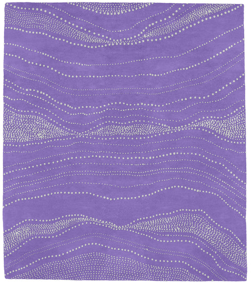 Point Art Purple Rug