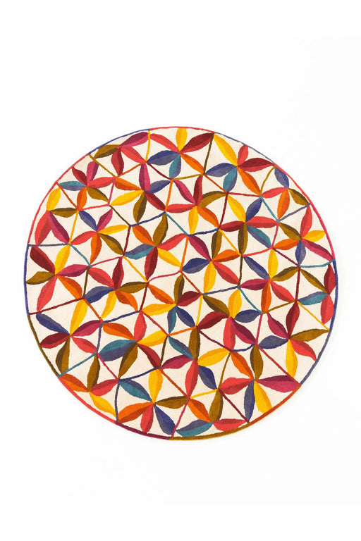 Nanimarquina Multi-Colored Patterned Wool Rug