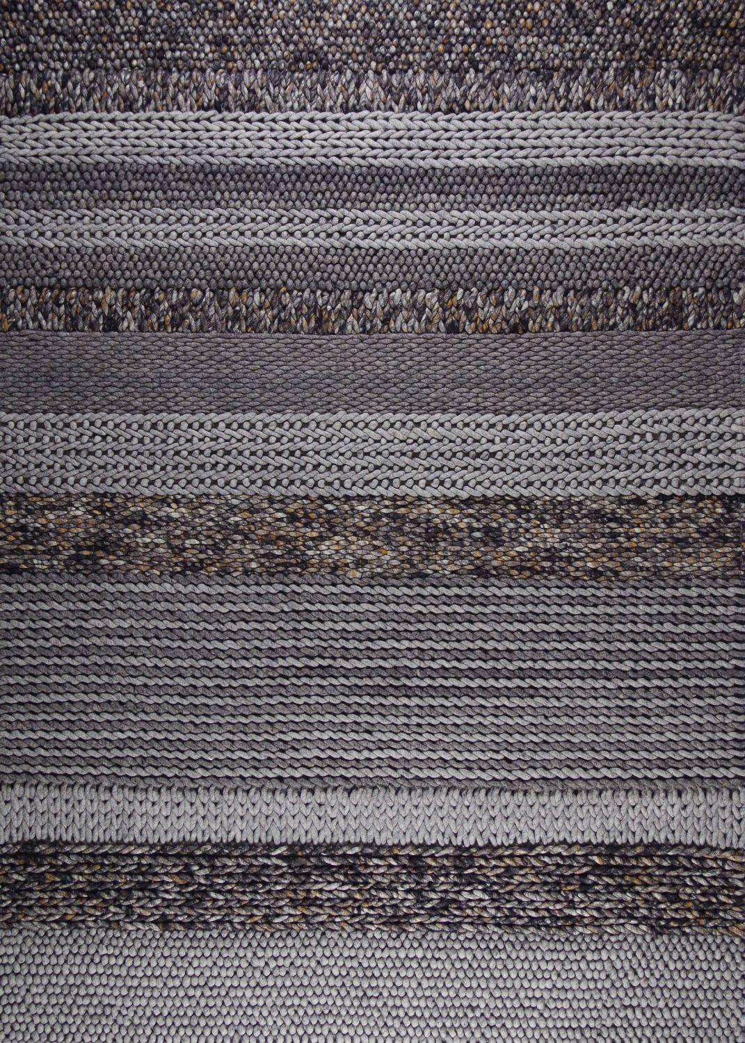 Modern Loom Instinct Multi-Colored Felt Shag Rug — Modern Designer Rugs