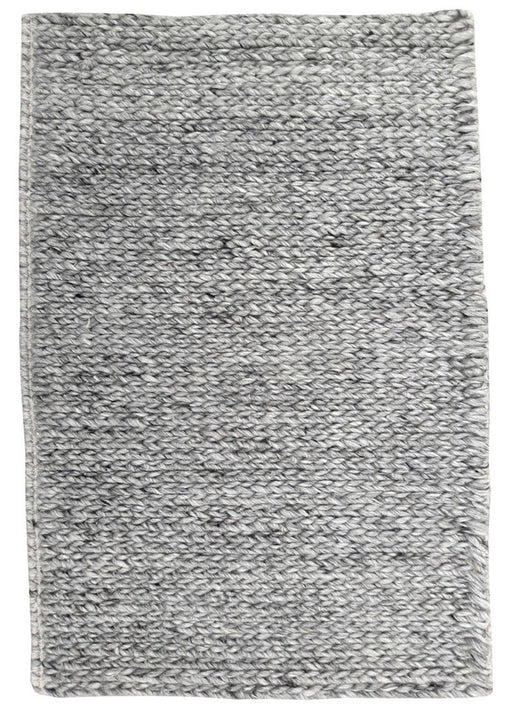 Modern Loom Narva Silver Gray Felt Shag Rug Main Image