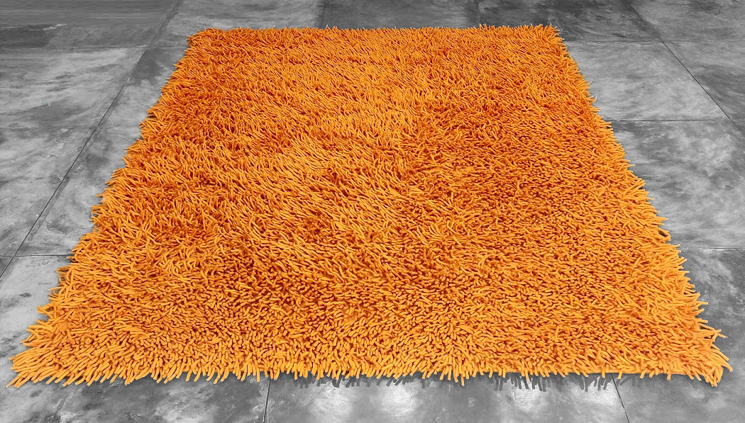 Primo Orange Shag Rug — Modern Designer Rugs