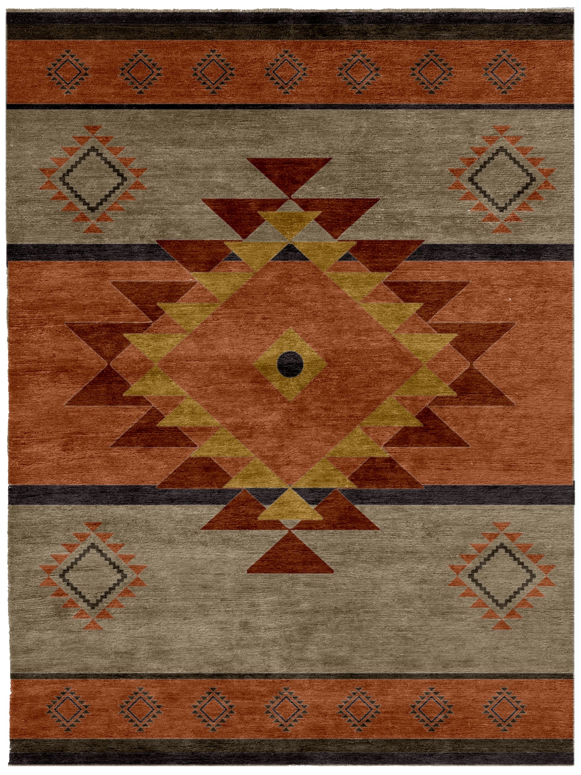 Yellowstone A Southwestern Area Rug — Modern Designer Rugs